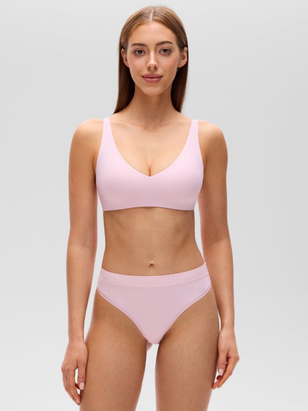 Softhold Double Lined Deep V Bralette